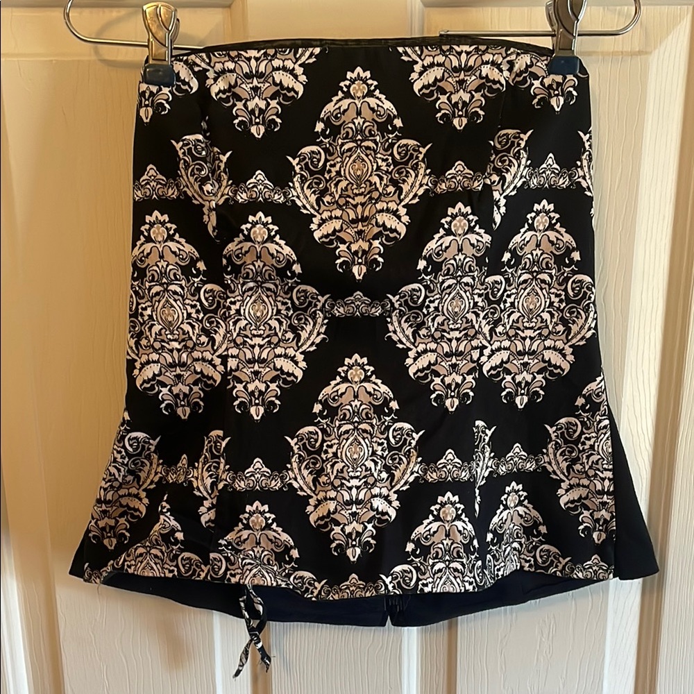 White House Black Market Strapless Bustier Corset Top Size 6